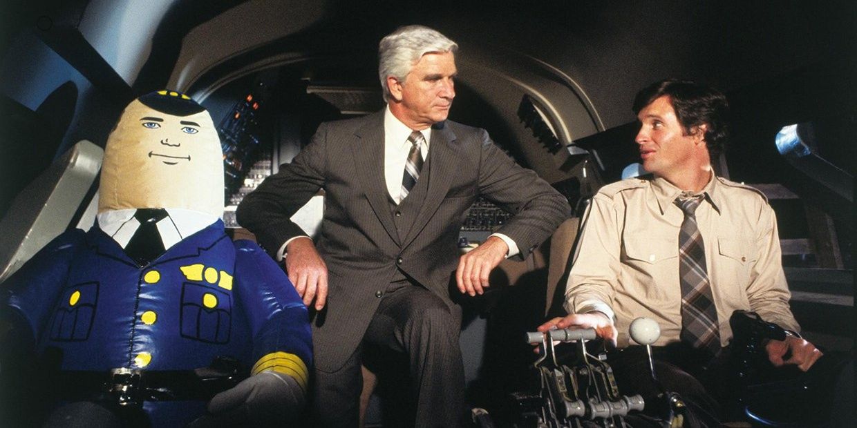 Characters in the cockpit in Airplane!