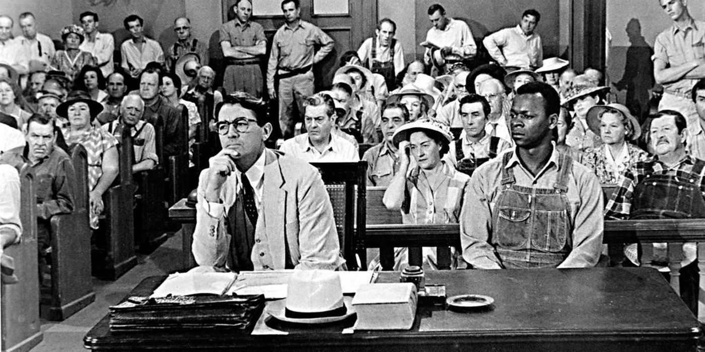 Courtroom scene from To Kill A Mockingbird