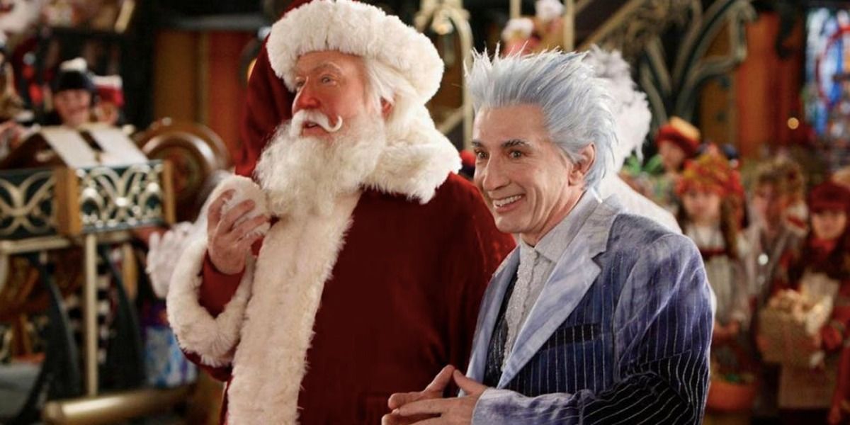 Santa dan Jack Forst bekerja sama di Kutub Utara dalam The Santa Clause 3: The Escape Clause
