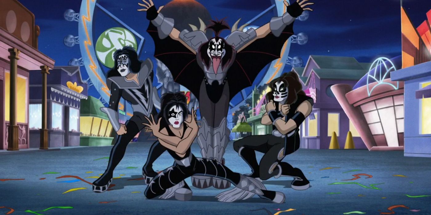 Kiss animated in Scooby Doo