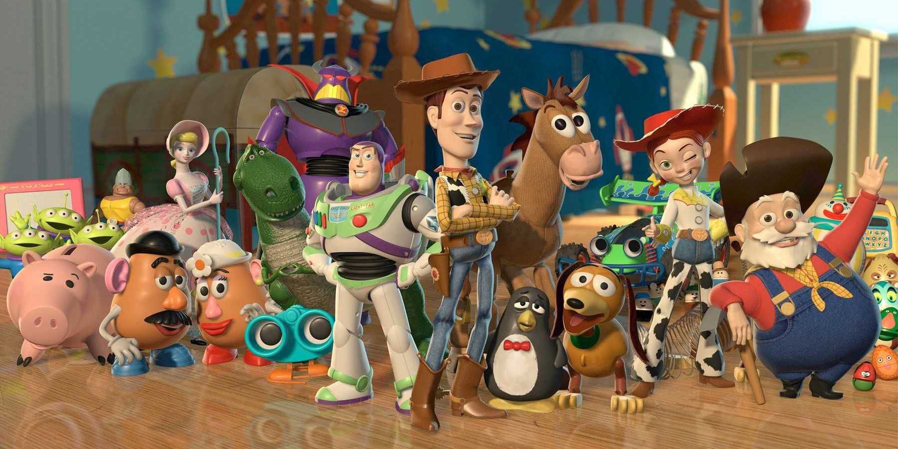  Toy Story : Tim Allen, Tom Hanks, Annie Potts, John