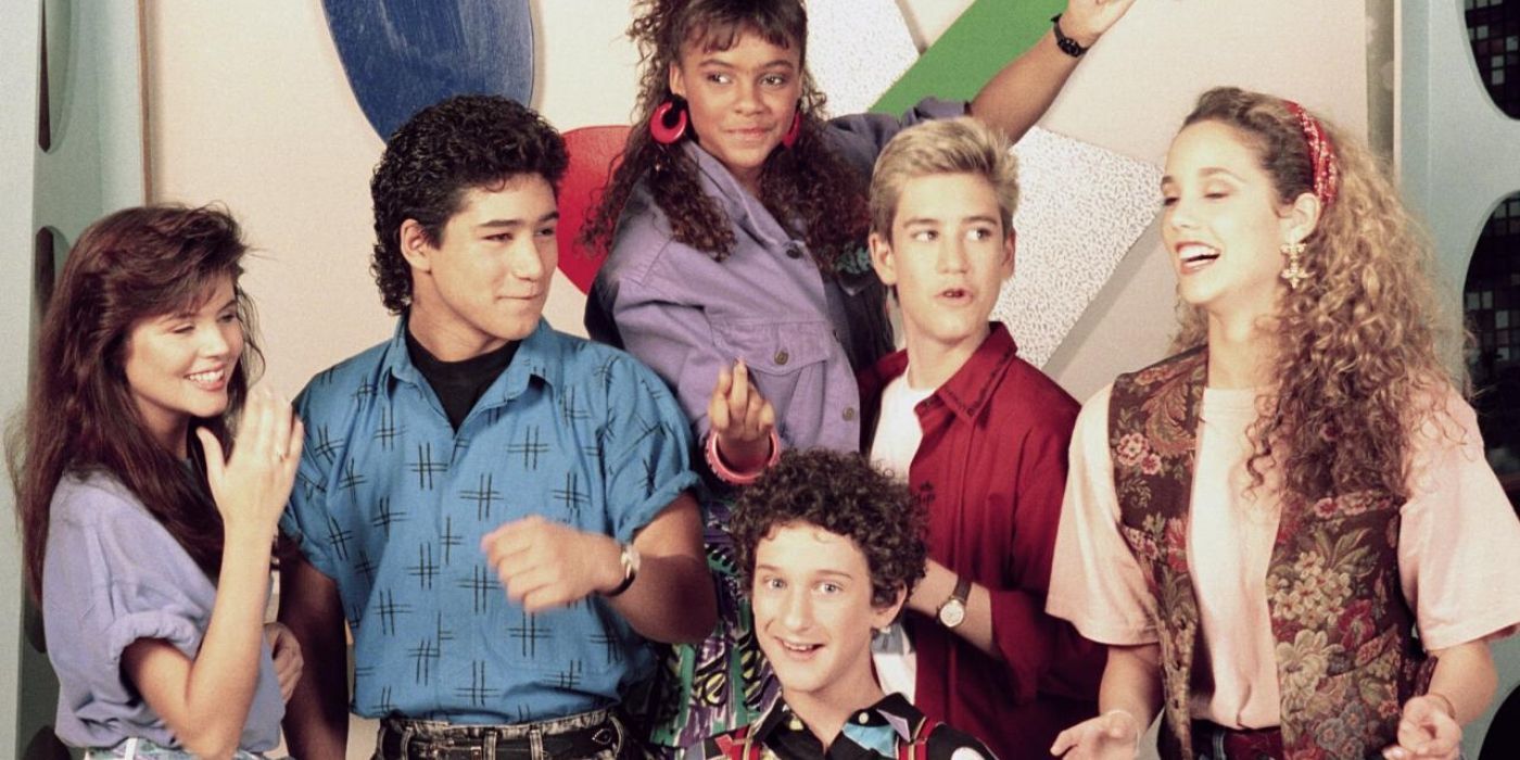 saved by the bell cast laughing