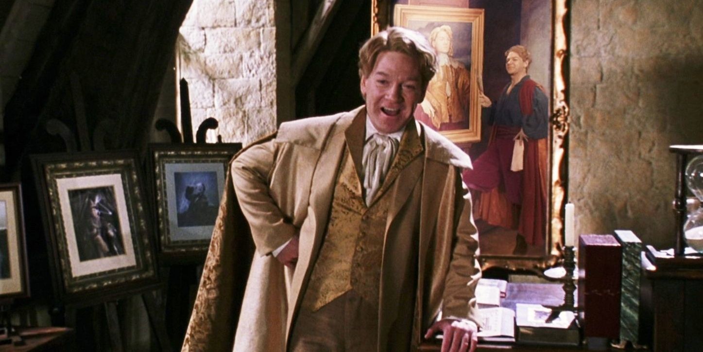 Gilderoy Lockhart in his office in Harry Potter.