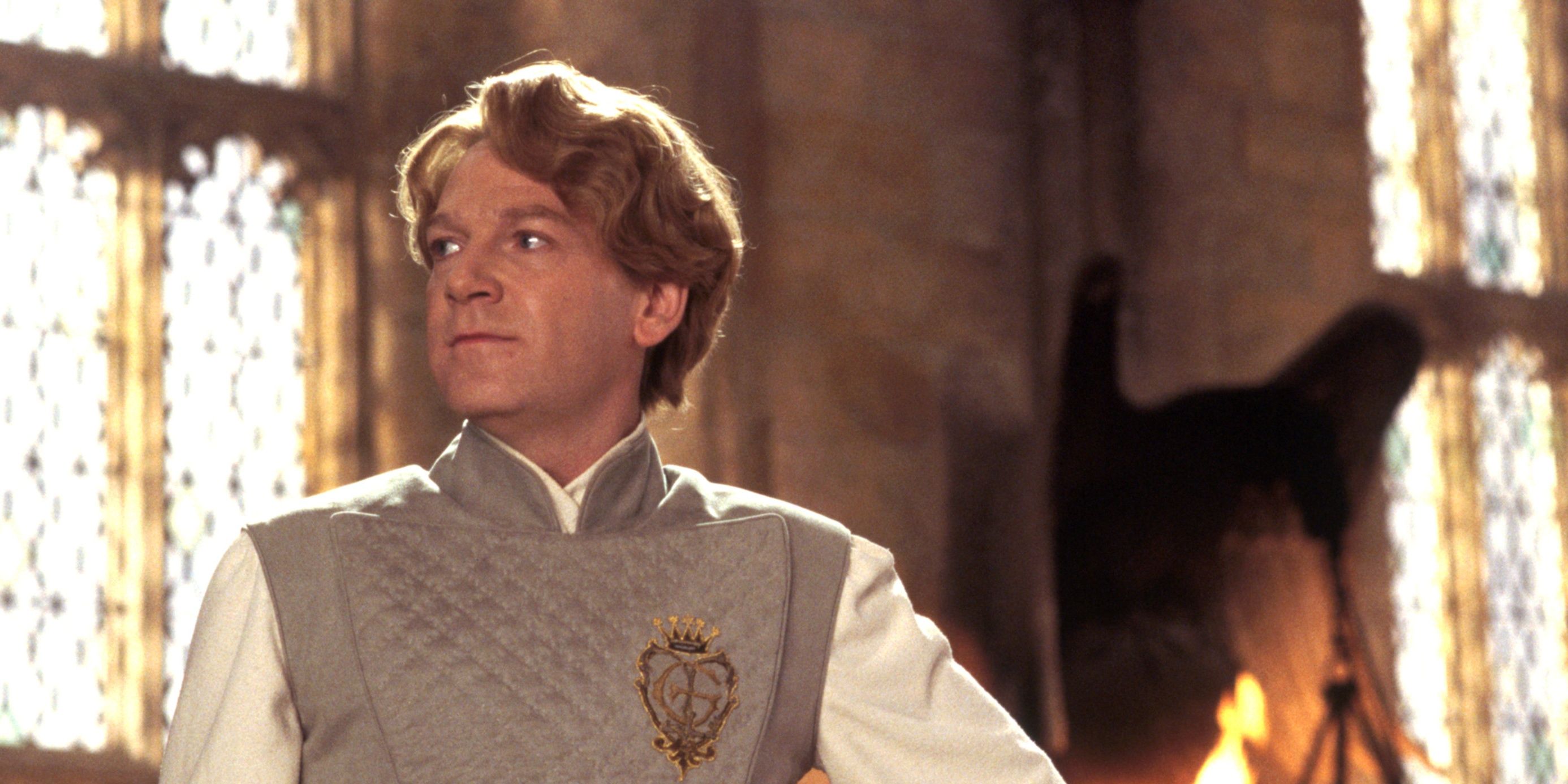 Gilderoy Lockhart in dueling clothes.