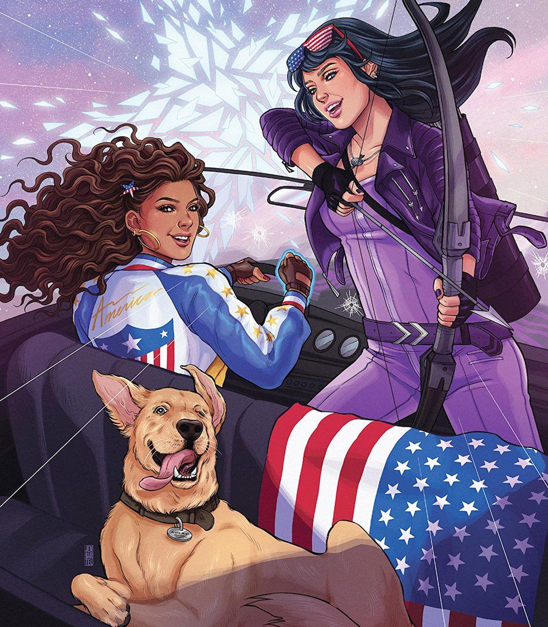 America Chavez and Kate Bishop in Marvel Comics