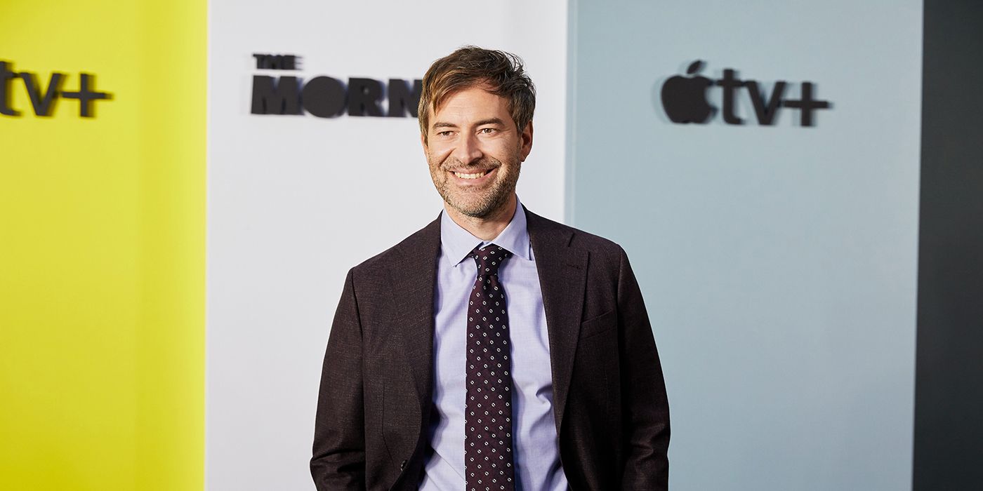 Mark Duplass at an Apple TV+ event.