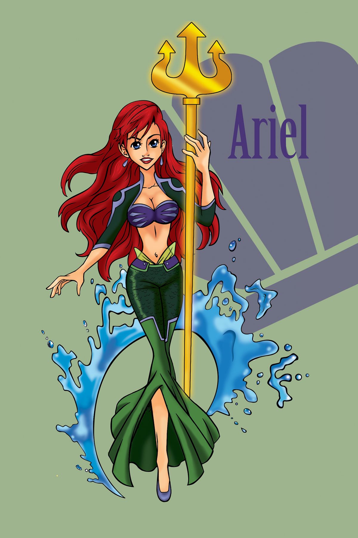 Ariel The Superhero By Byakko-777 On Deviant Art
