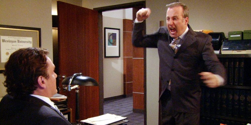 Arthur Hobbs yelling at Marshall in How I Met Your Mother