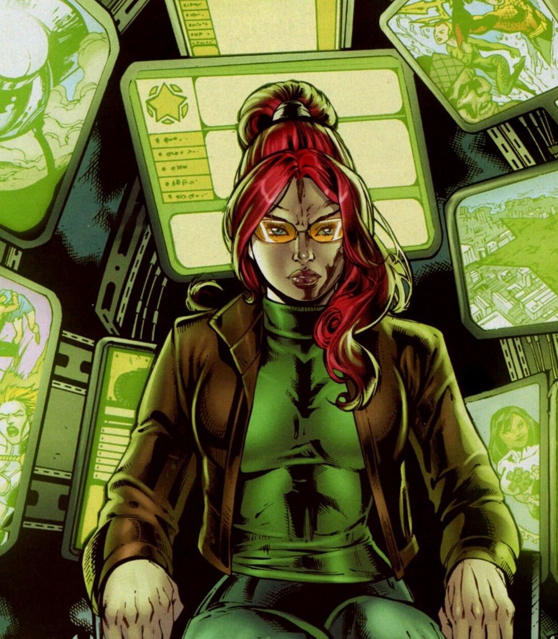 Barbara Gordon Oracle in DC Comics vertical