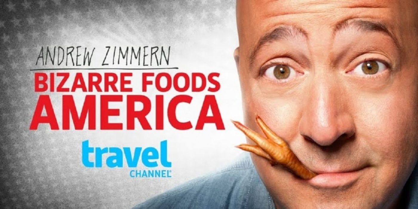 Bizarre Foods America poster for Travel Channel