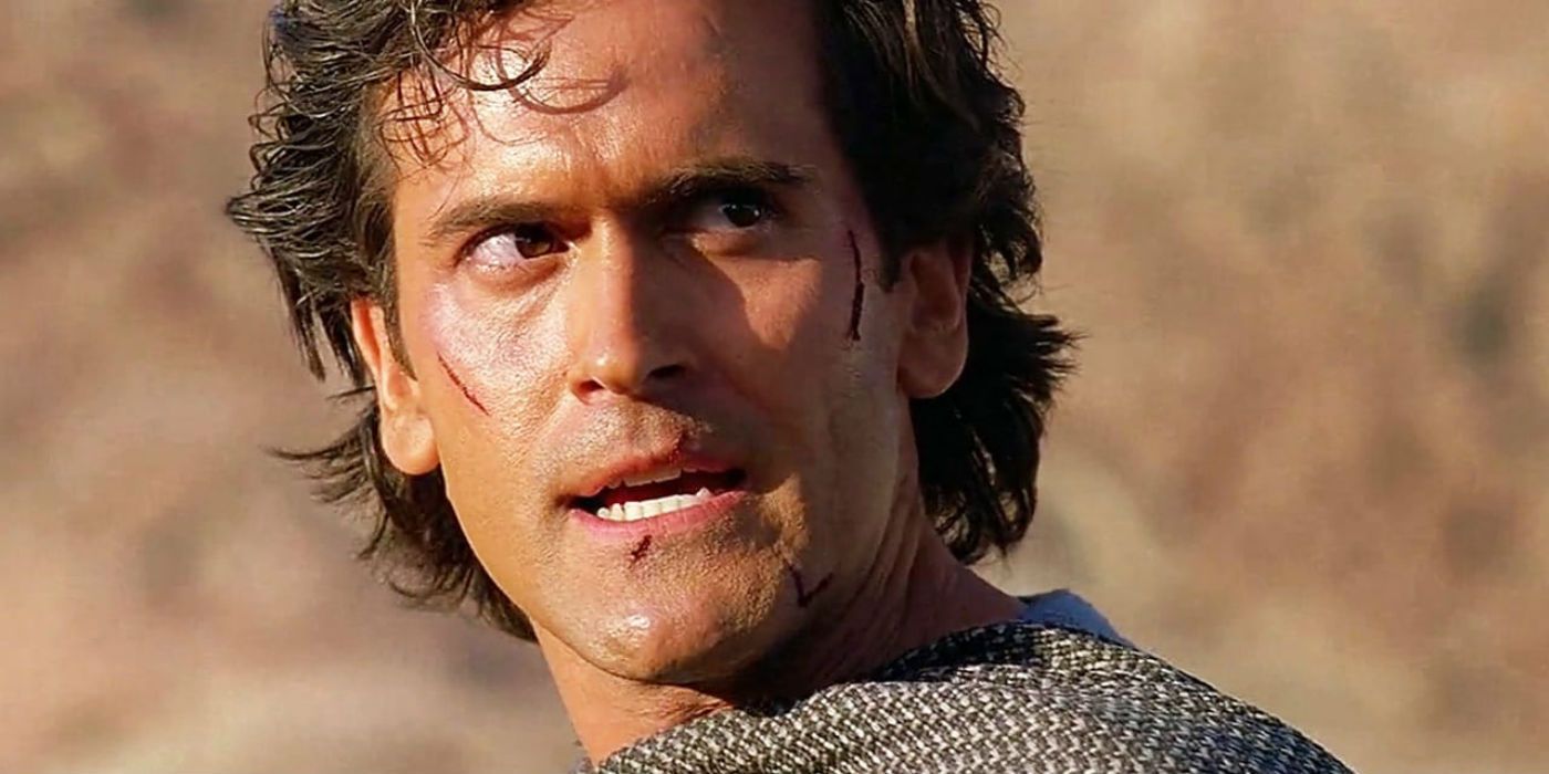 Bruce Campbell as Ash in Army of Darkness