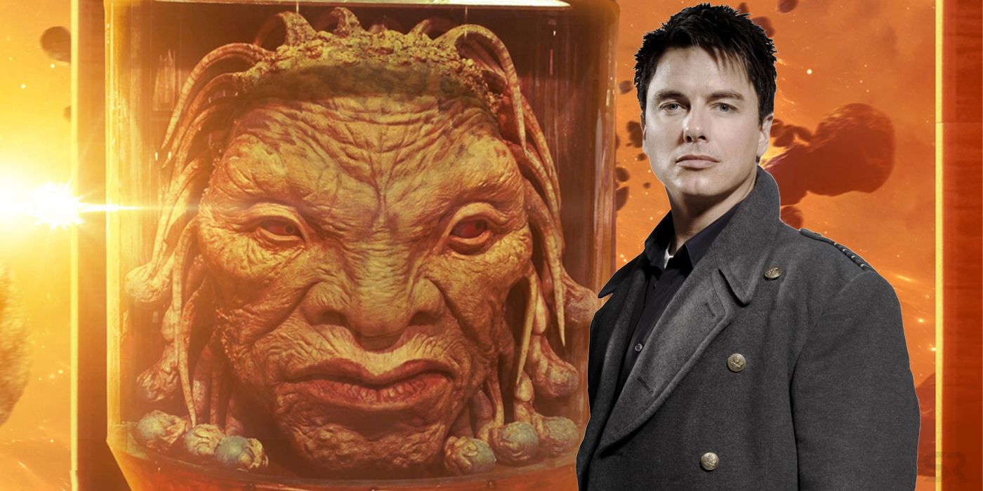 Captain Jack Harkness and Face of Boe on Doctor Who