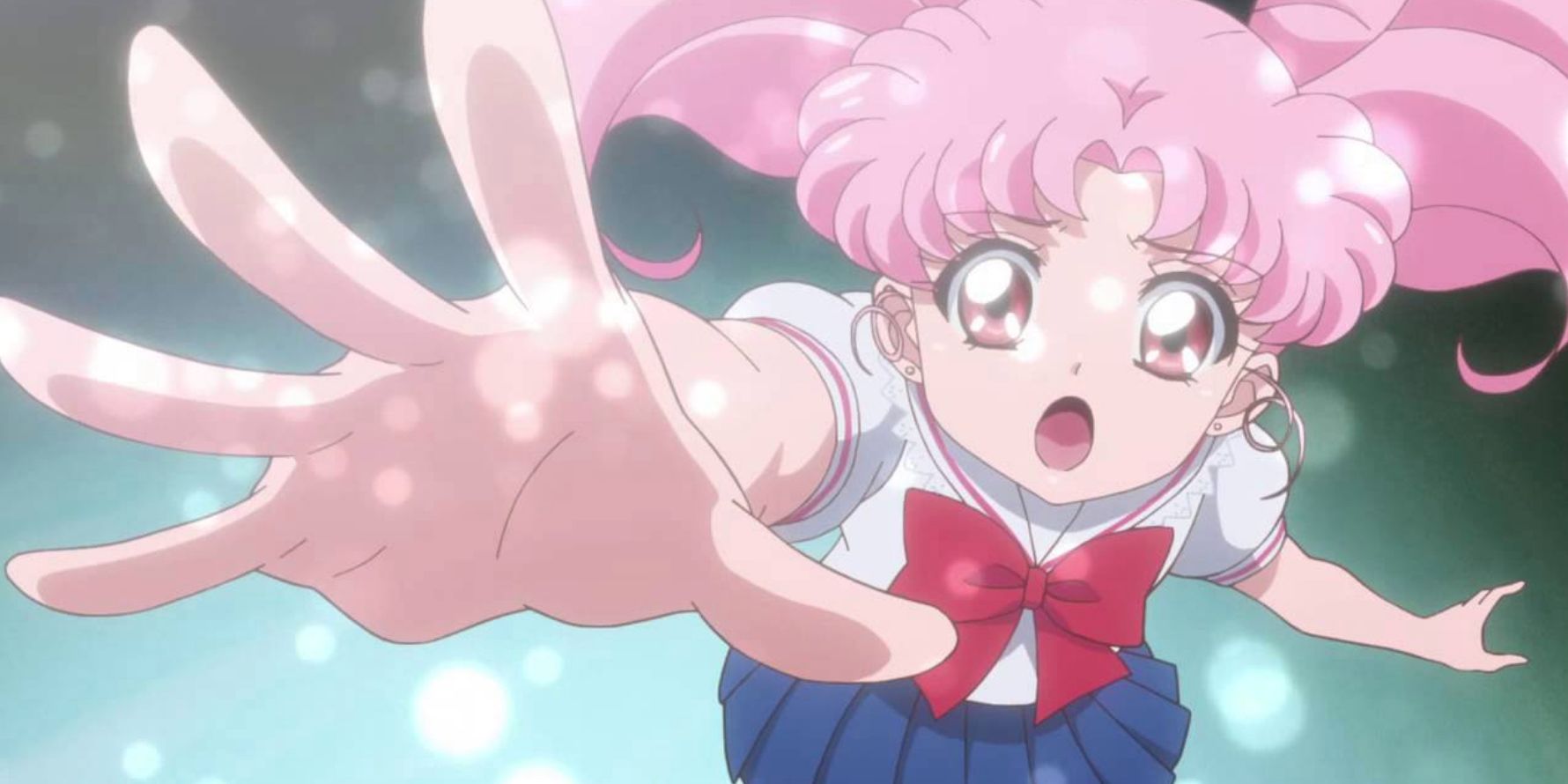 Chibiusa reaches out in Sailor Moon Crystal 