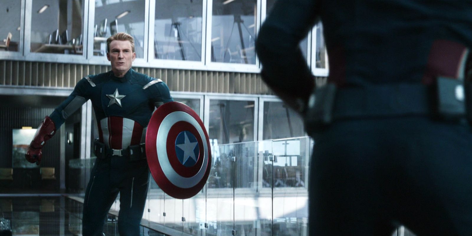 Chris Evans As Captain America in Avengers Endgame