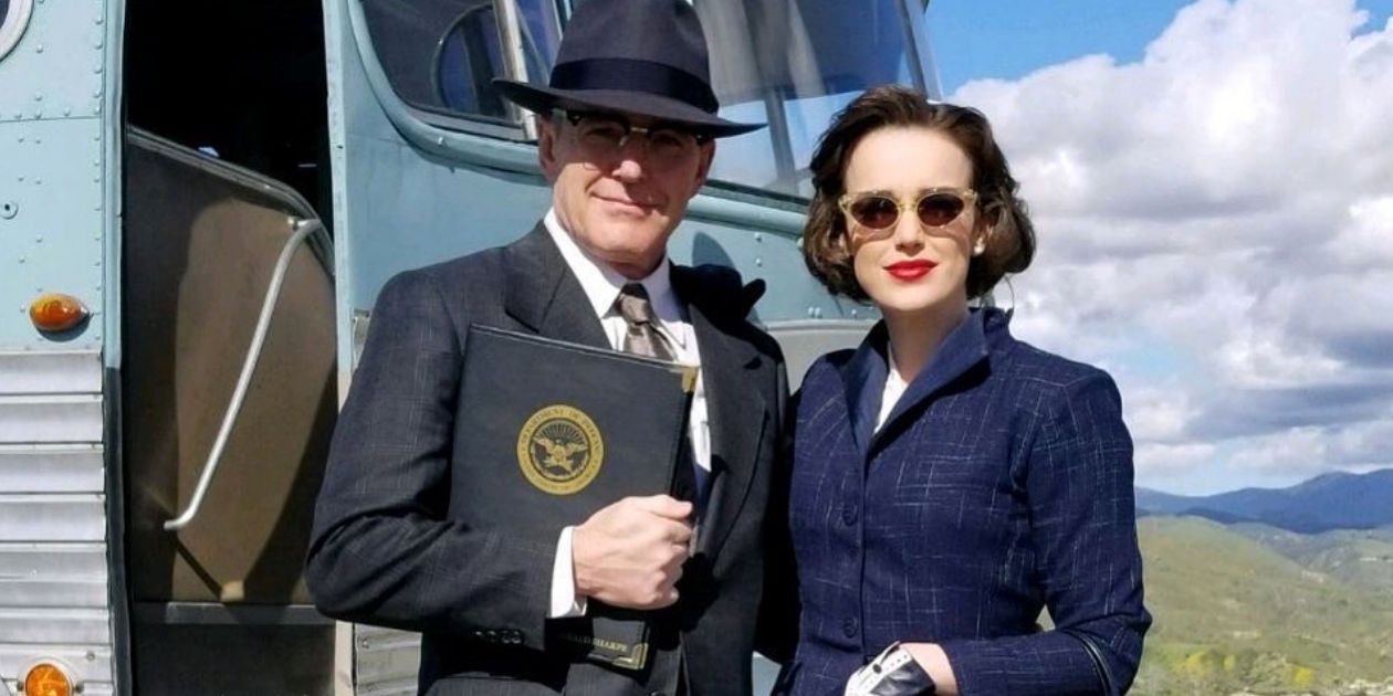Coulson And Simmons get off a bus In Agents of SHIELD S7E03