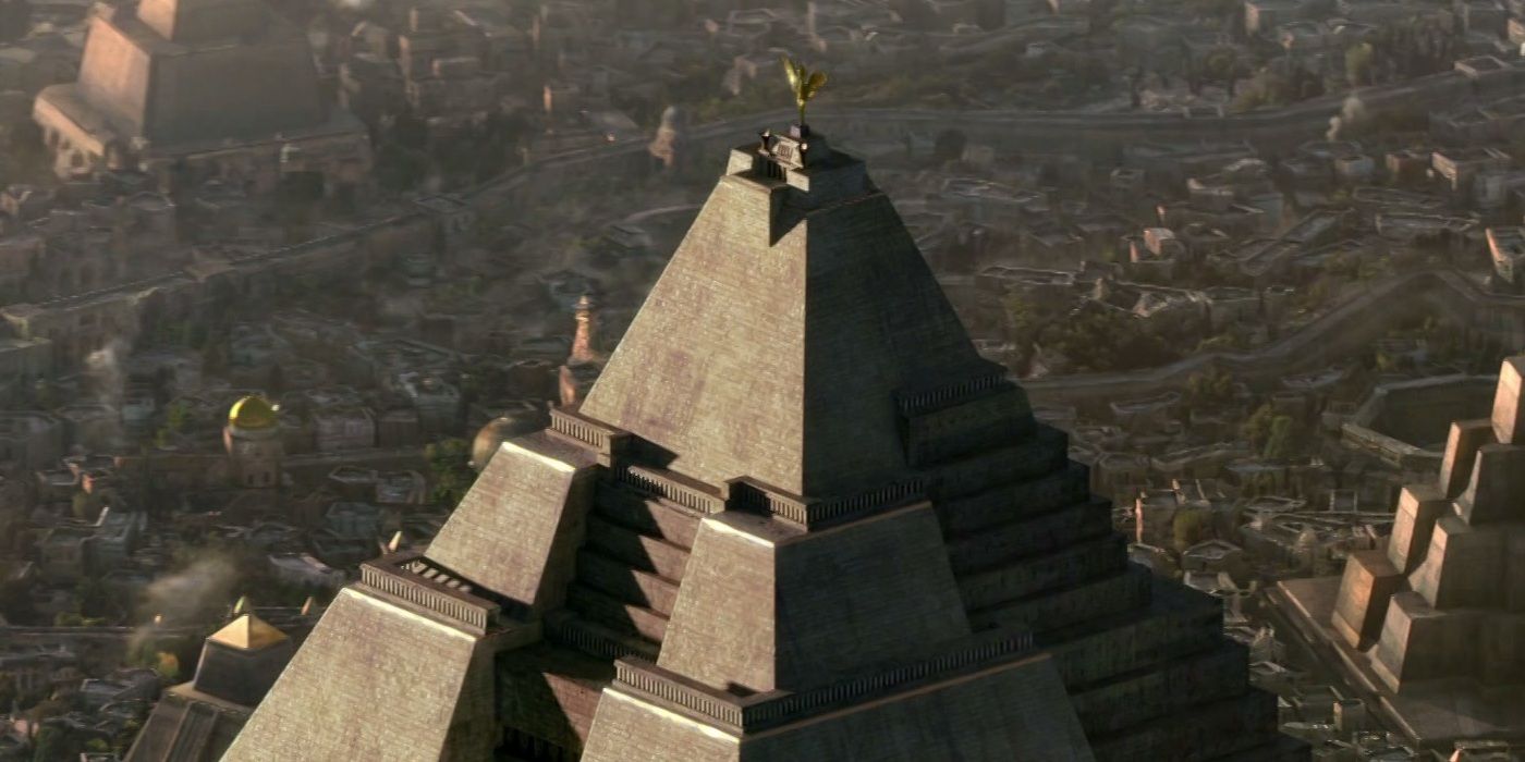 The Great Pyramid of Mereen in Game of Thrones.