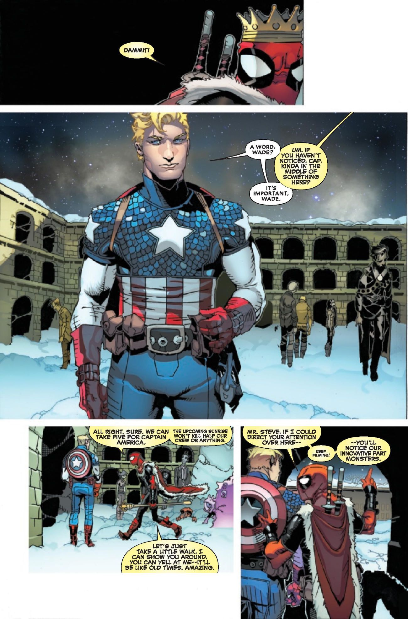 Deadpool Claims Captain America is Racist (Towards Monsters)