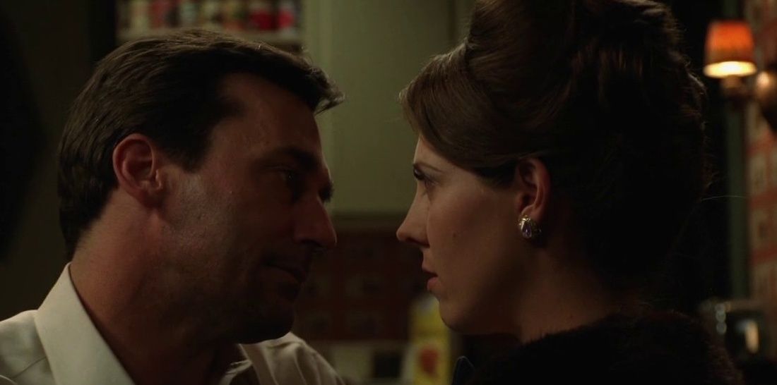 Don and His Secretary Allison in Mad Men