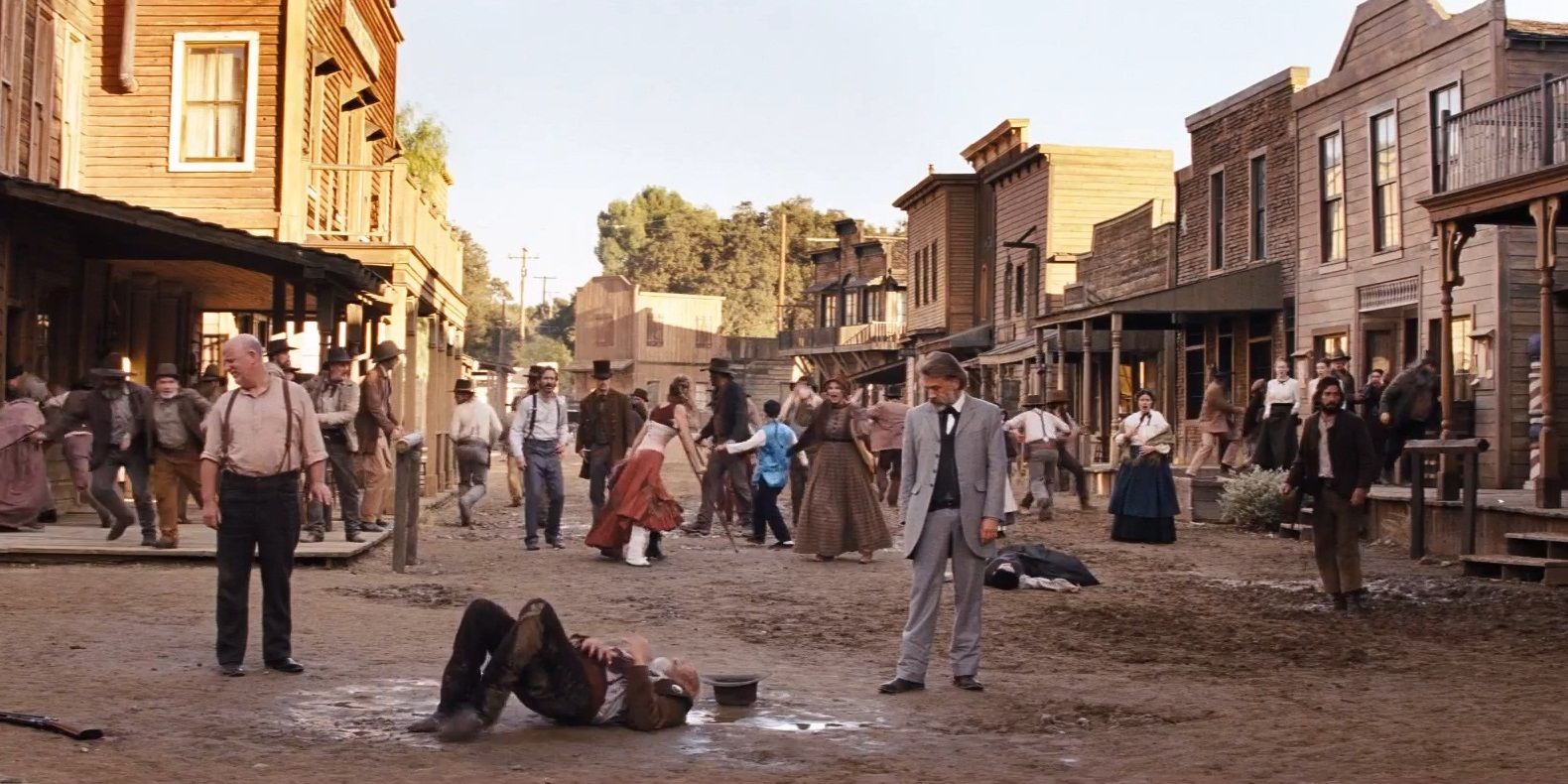 Dr Schultz kills a sheriff in Django Unchained