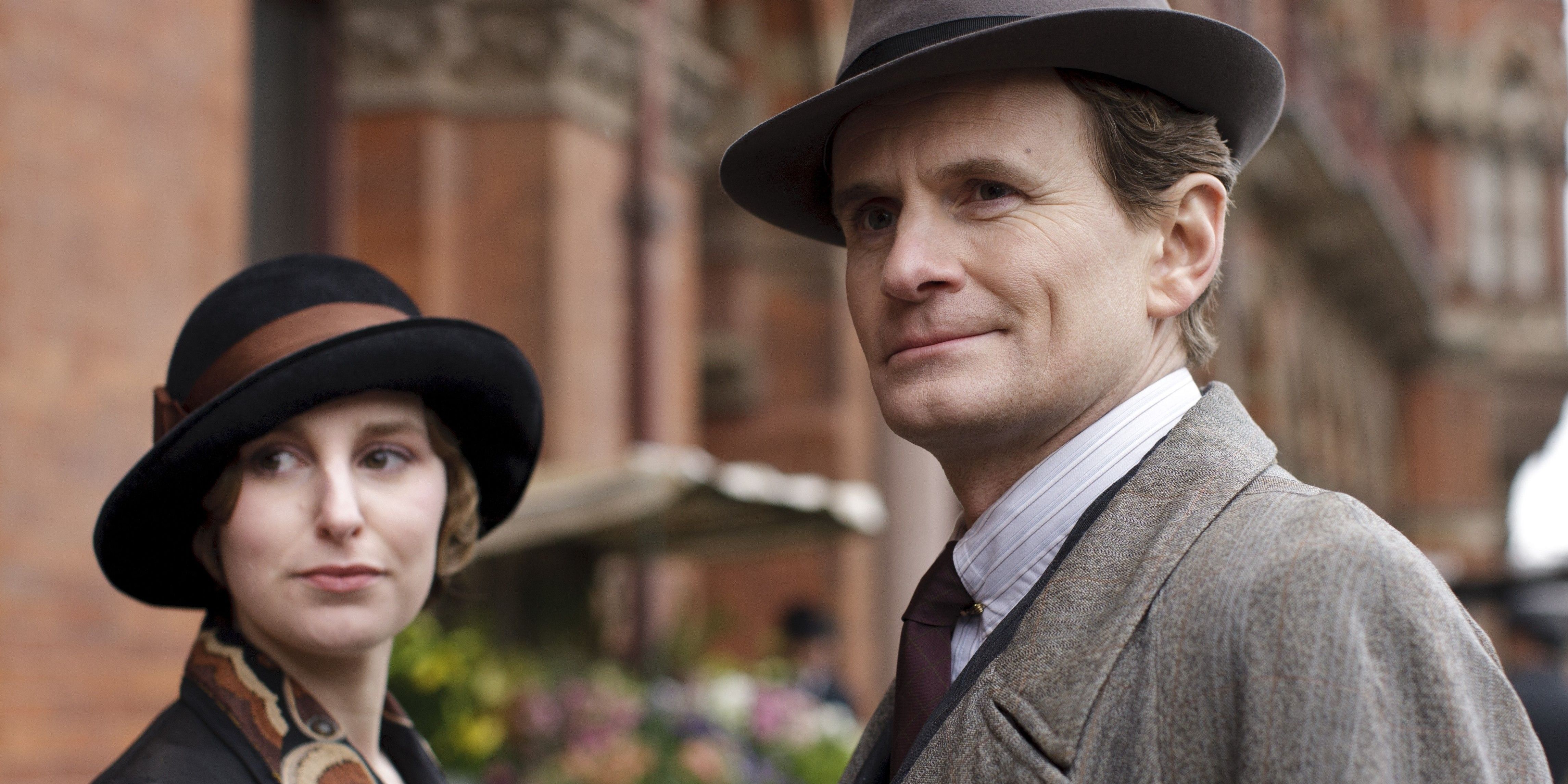 Edith and Michael in Downton Abbey.