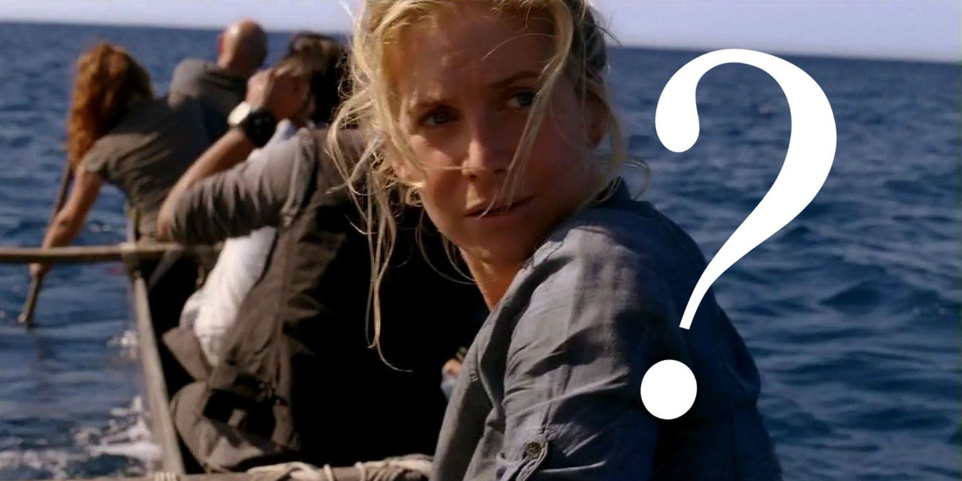 Elizabeth Mitchell as Juliet in Lost outrigger chase
