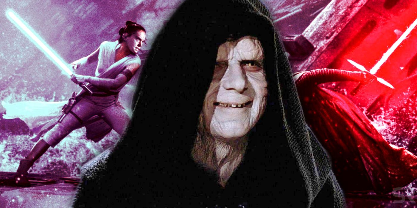 Emperor Palpatine and Star Wars The Rise of Skywalker Poster