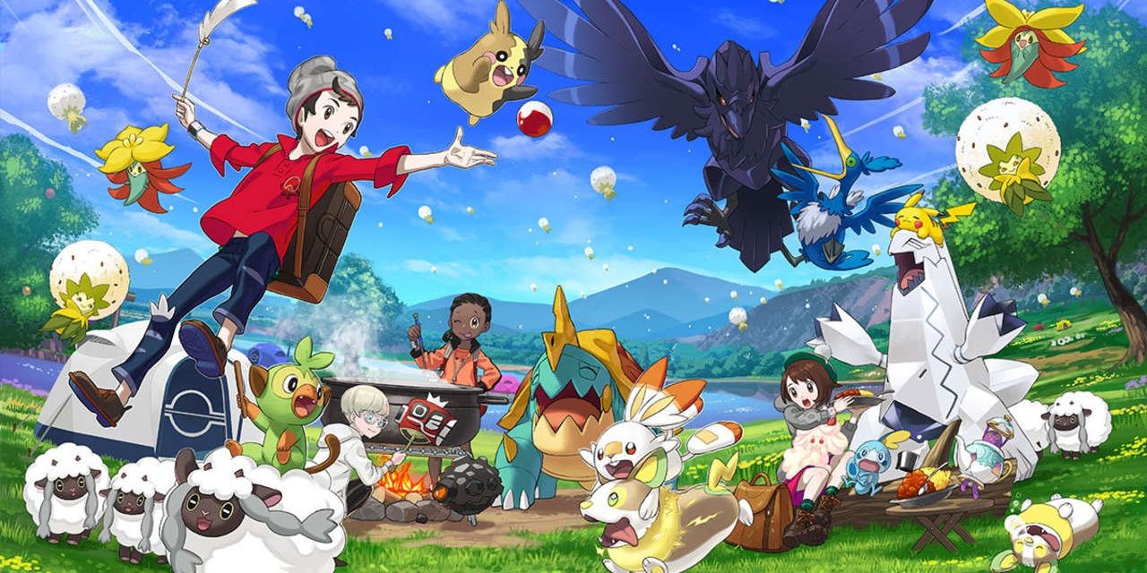 Entry 4 Pokemon Sword and Shield Camping Poster Cropped