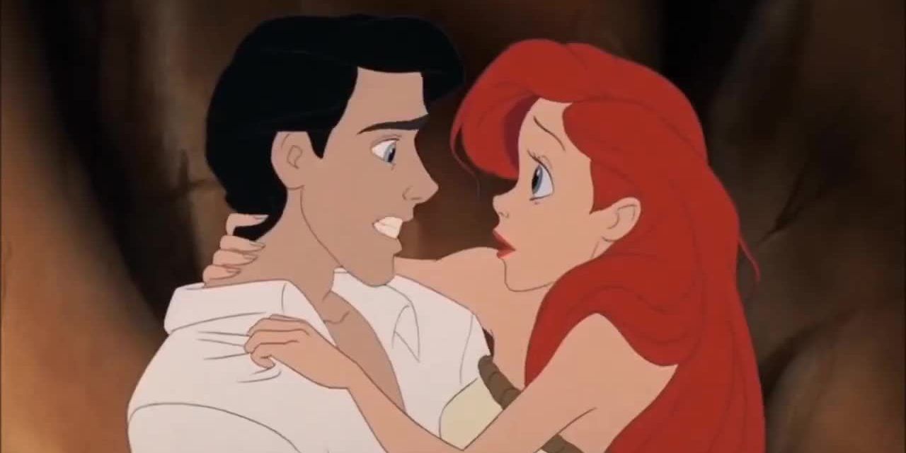 Eric and Ariel in The Little Mermaid