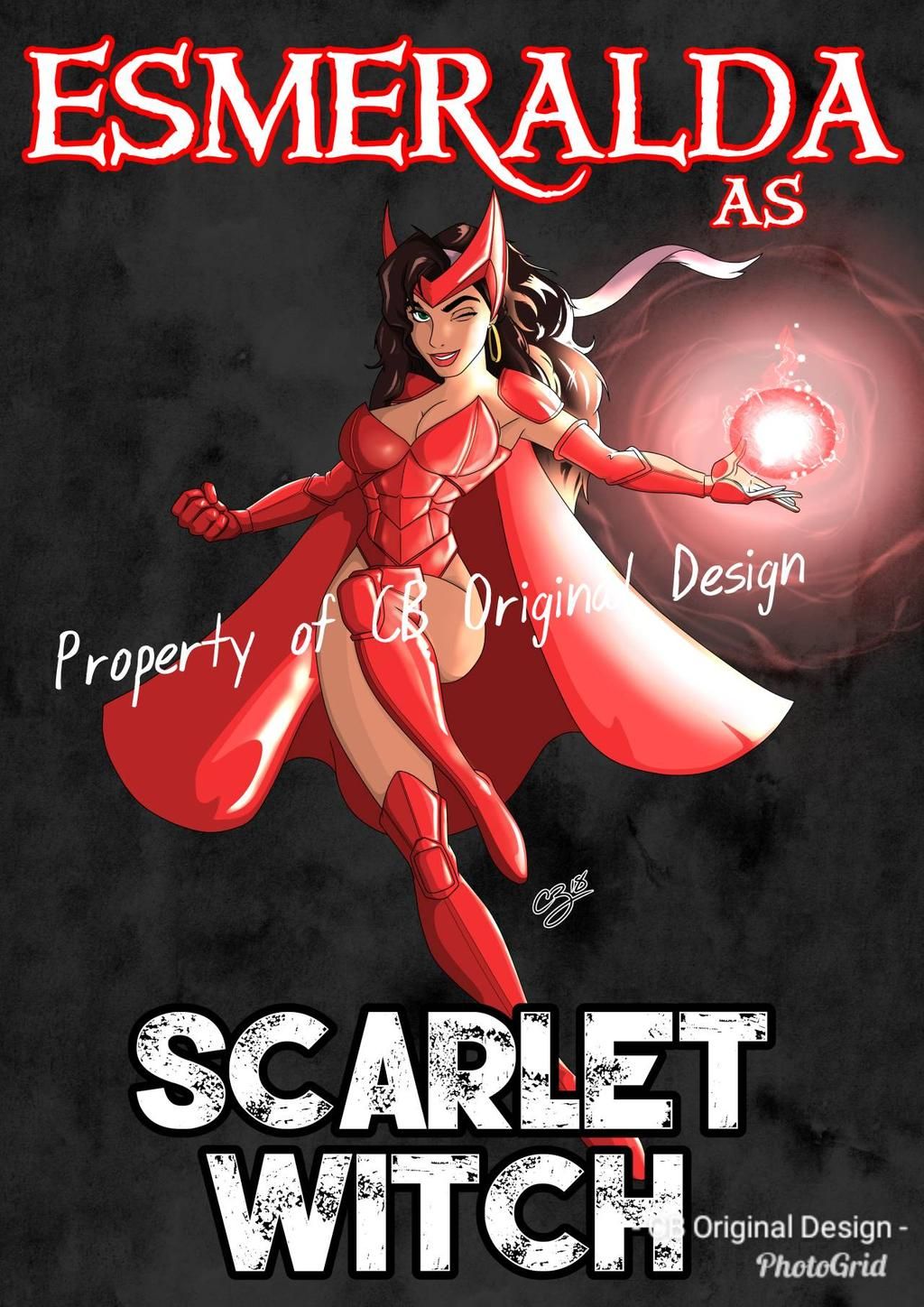 Esmeralda As Scarlet Witch By Cb Original Design On DeviantArt