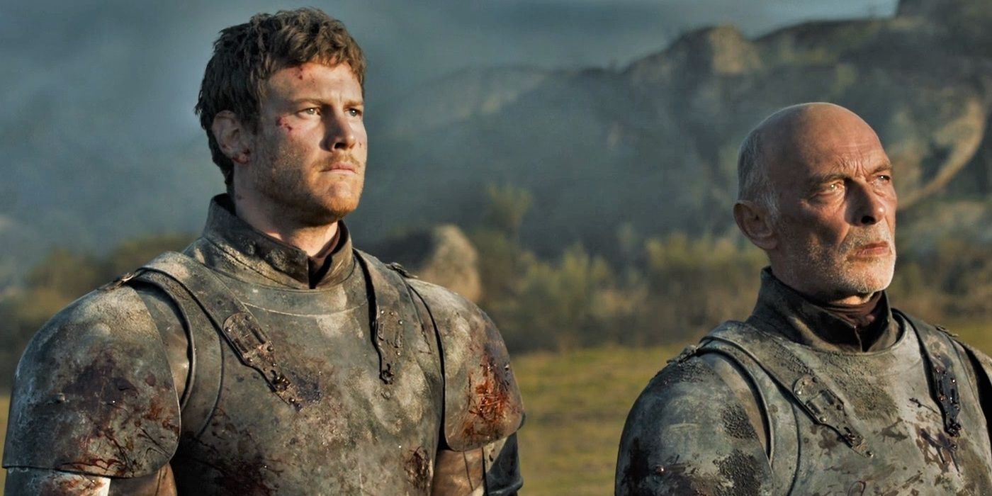 Dickon and Randyll Tarly about to be executed on Game of Thrones