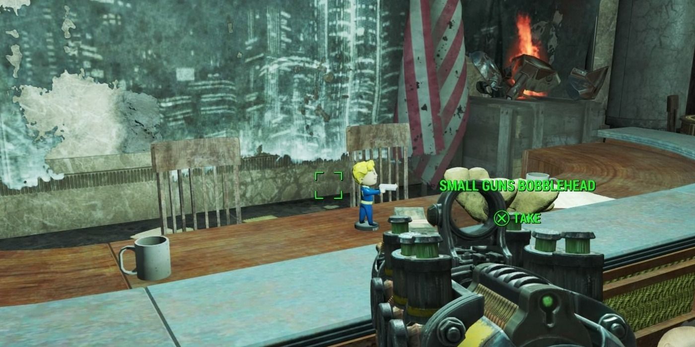 A localização do Small Guns Bobblehead em Fallout 4