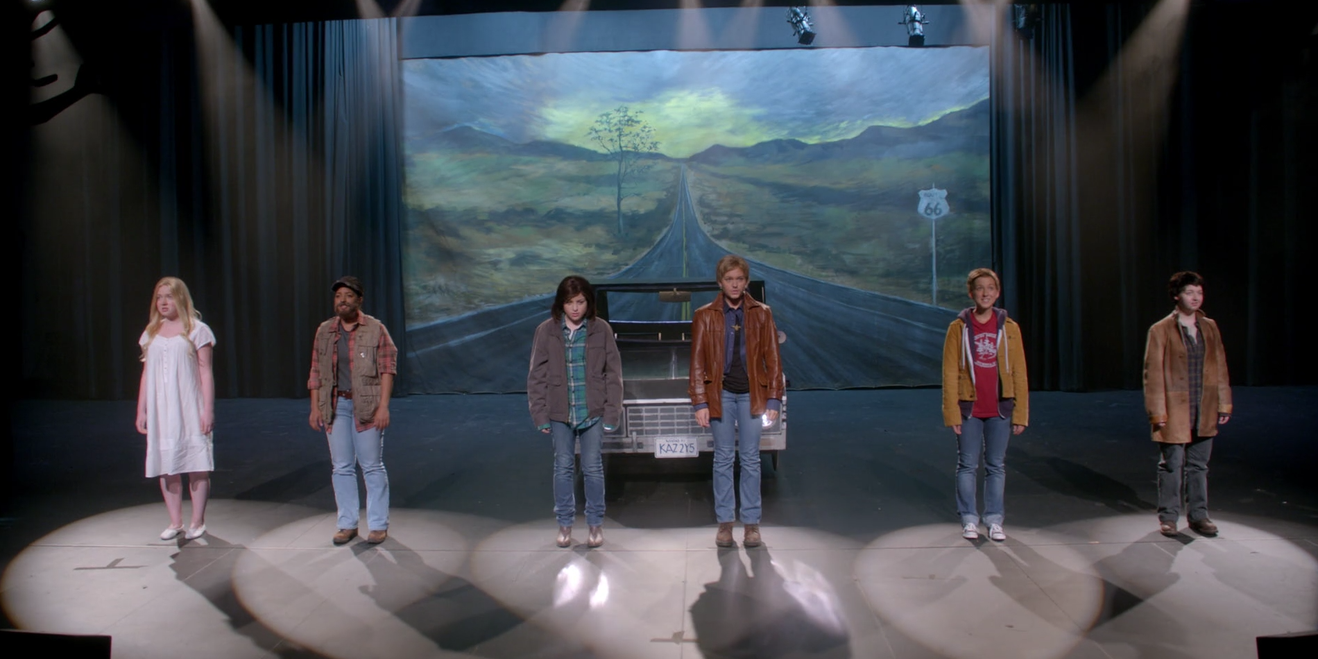 The cast of Supernatural the Musical sing Carry On Wayward Son in Fan Fiction in Supernatural