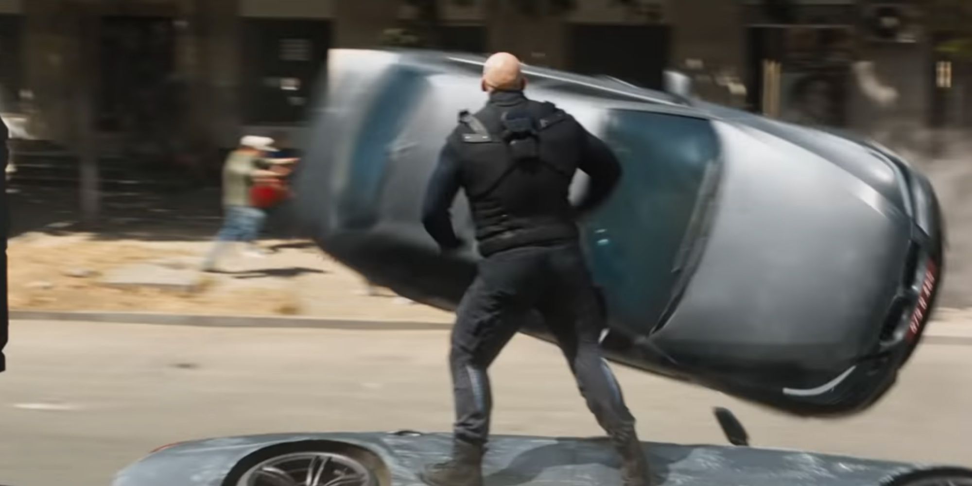 Fast and Furious 9 Dom Stopping Car