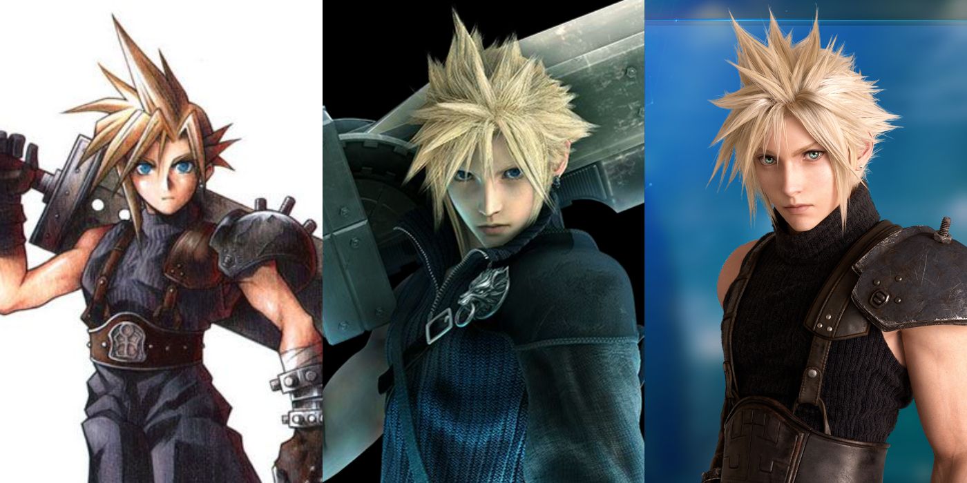 Final Fantasy 7 Remake Cloud Hair Comparison (1)