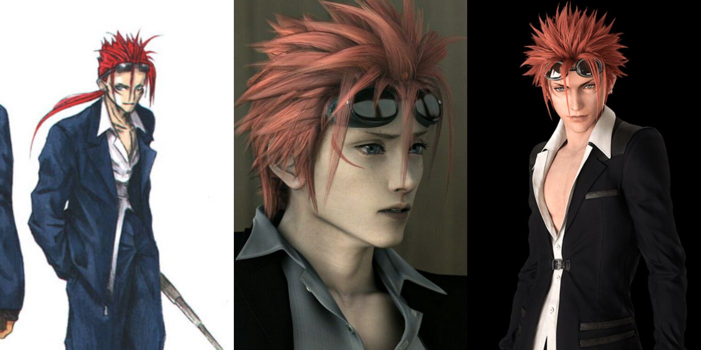 Final Fantasy 7 Remake Reno Hair Comparison