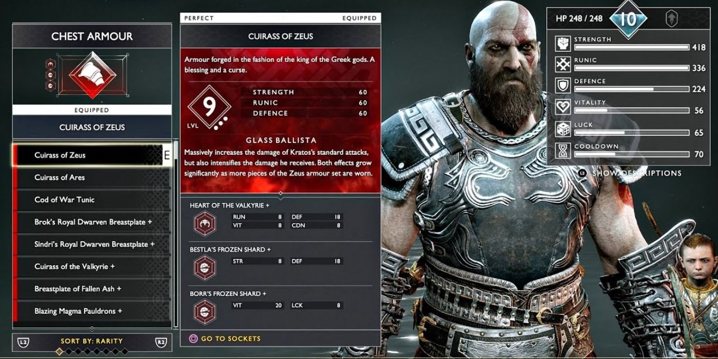 God Of War: 10 Best Armor Sets & How To Craft Them