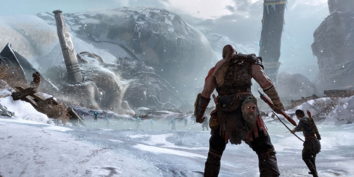 God of War Snow Covered Giant