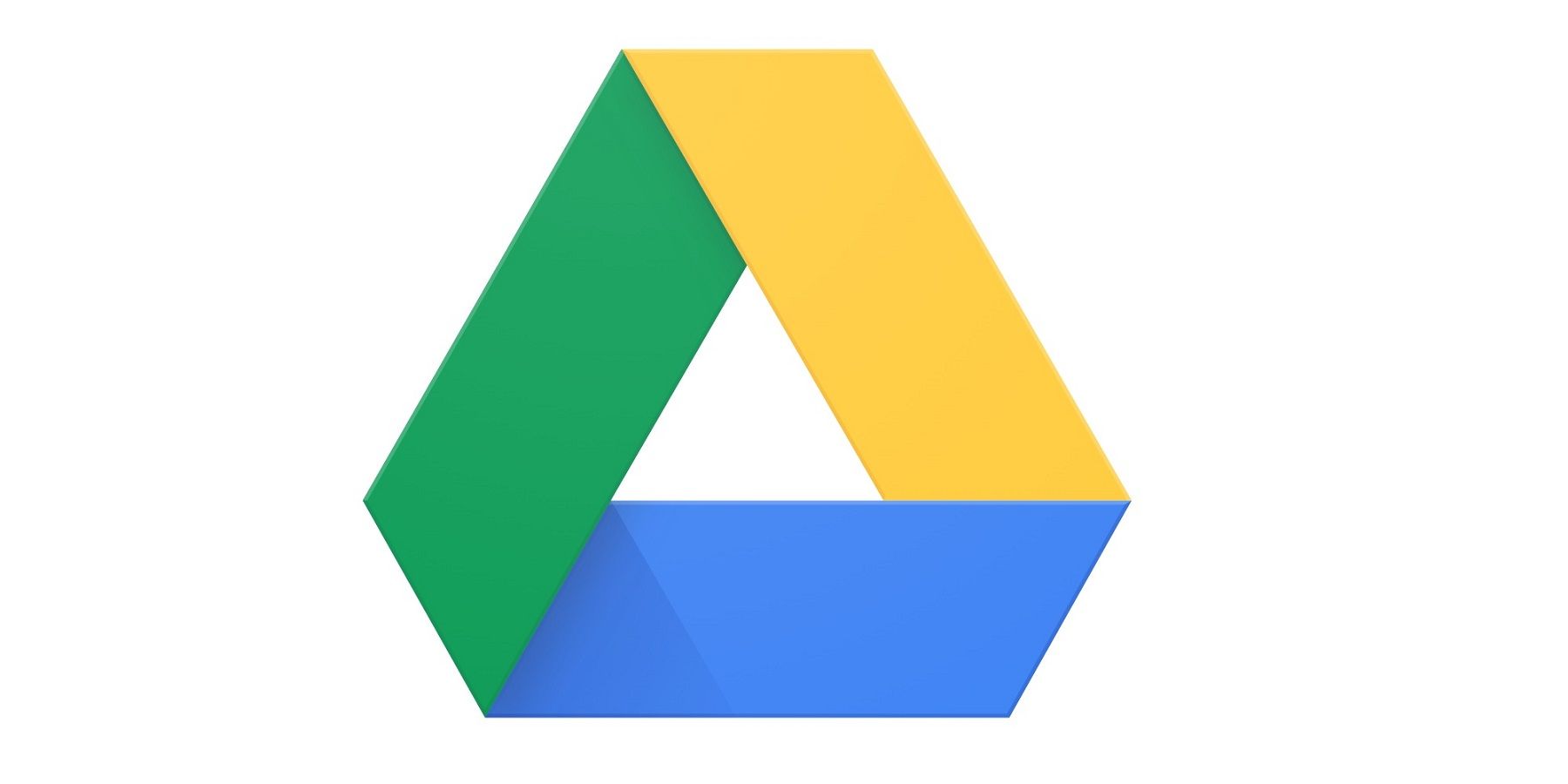 The logo for the Google Drive app.