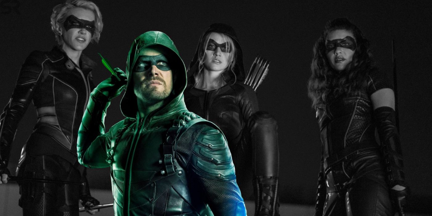 Green Arrow and the Canaries Arrow Series Finale Stephen Amell as Oliver Queen