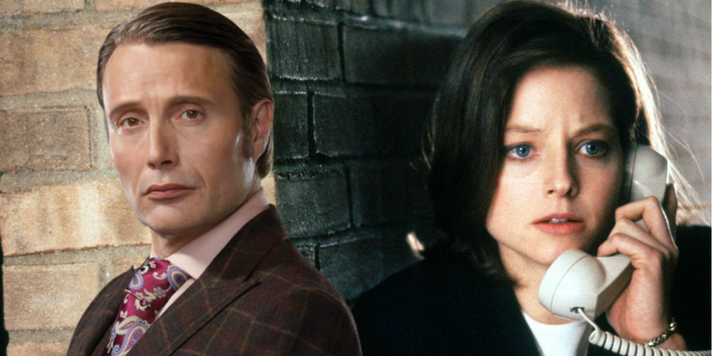 Hannibal Mads Mikkelson with Jodie Foster As Clarice