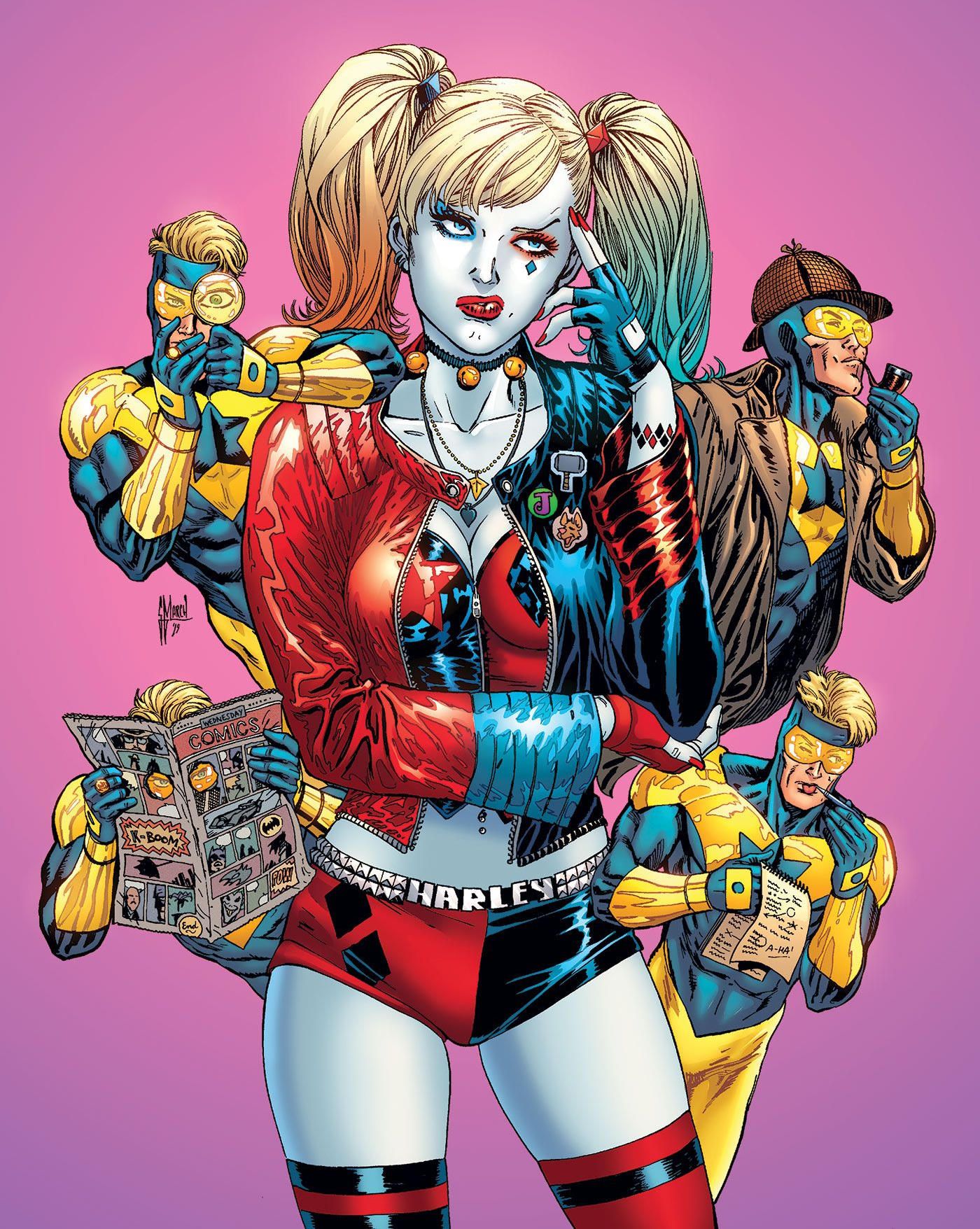 Harley Quinn Booster Gold Comic Cover