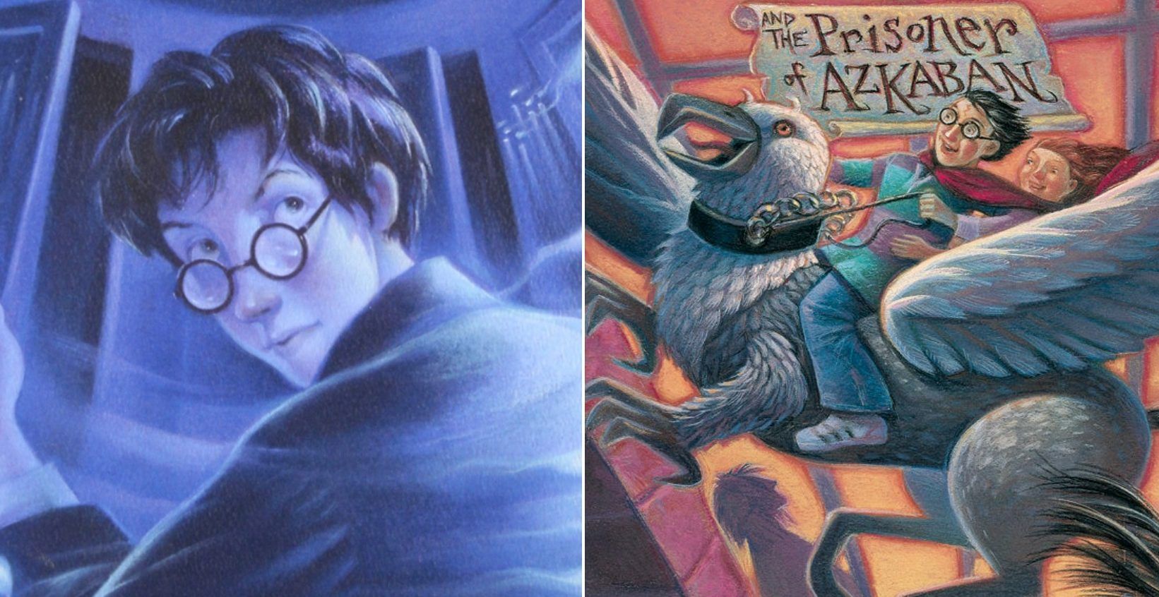 Covers of two Harry Potter books
