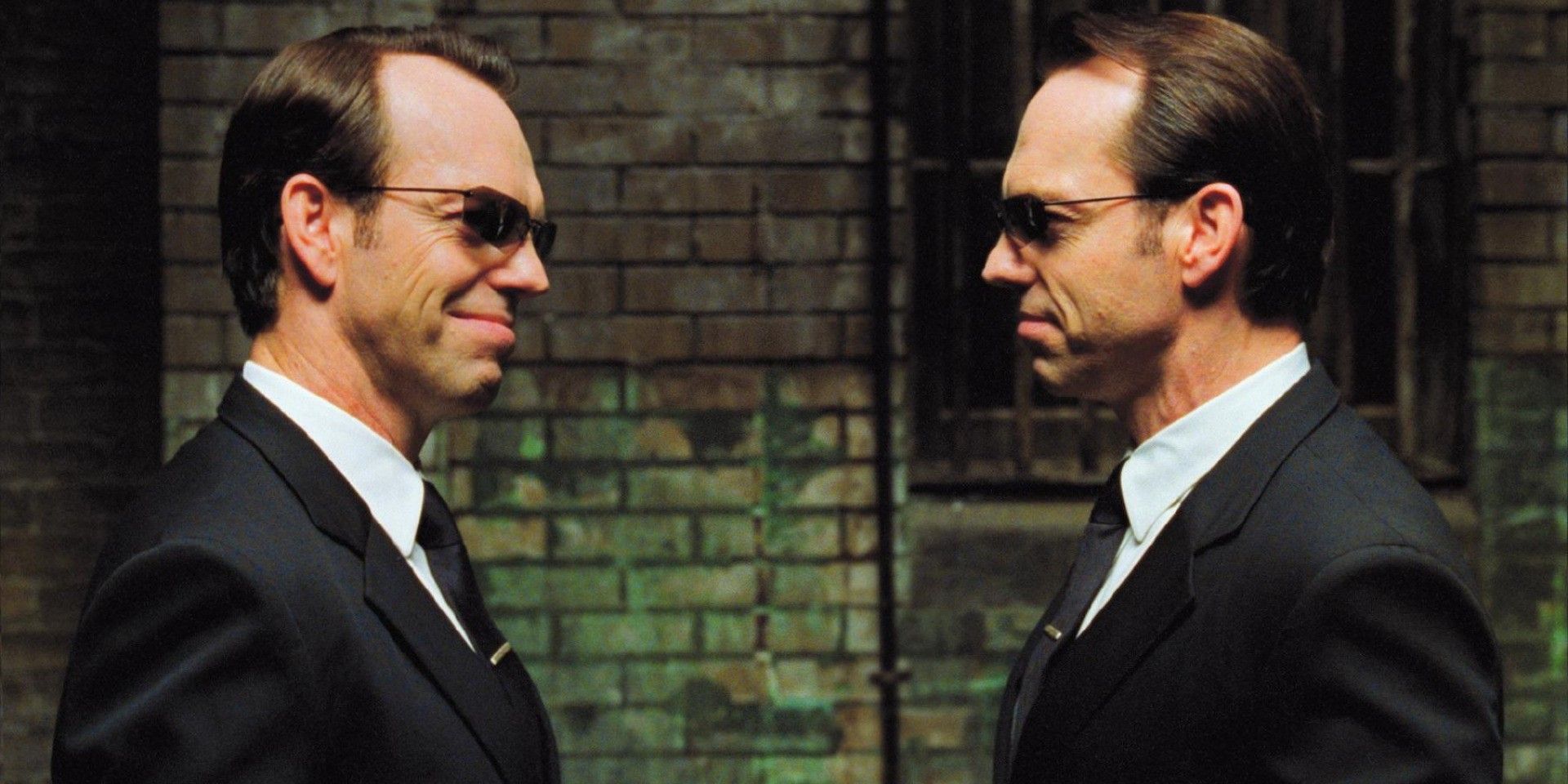 Hugo Weaving in The Matrix Reloaded