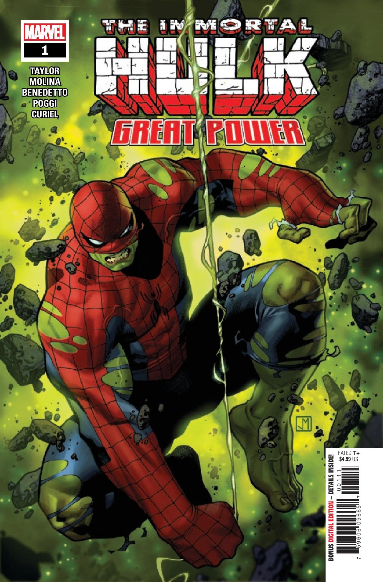 Immortal Hulk Great Power Comic Cover