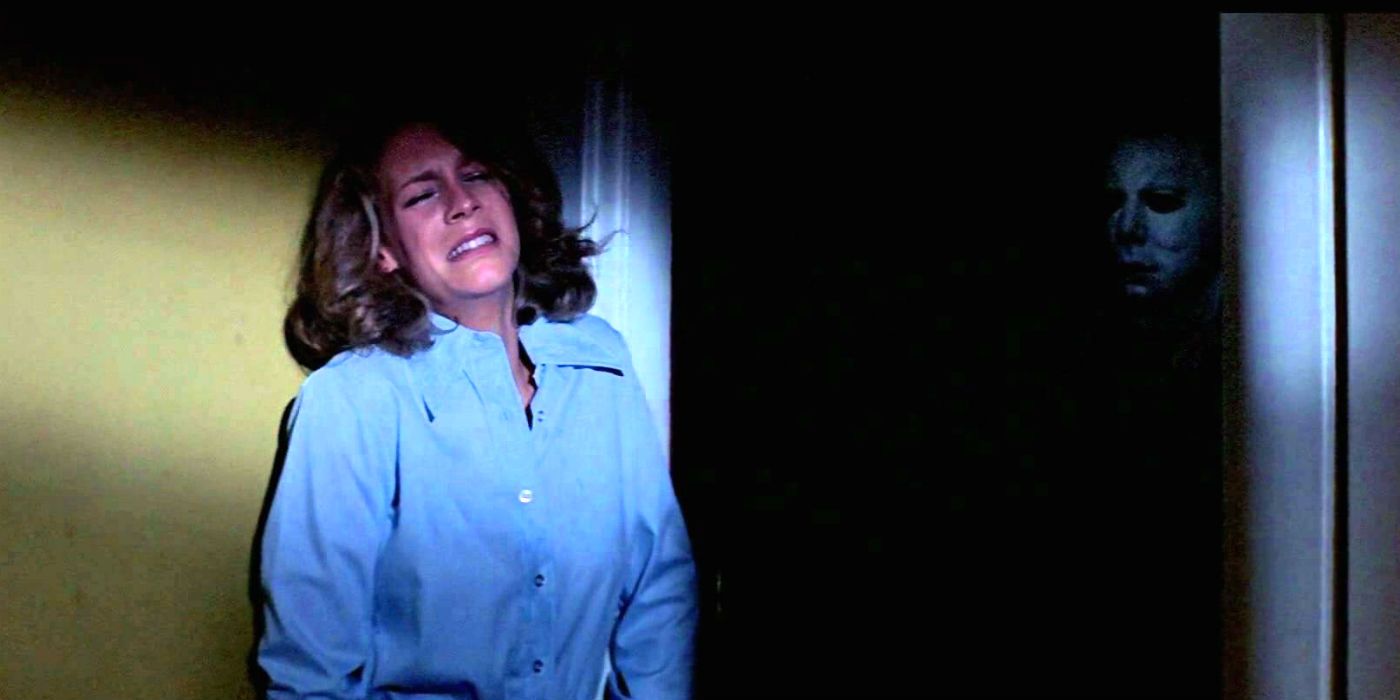 Jamie Lee Curtis and Nick Caslte In Halloween 1978