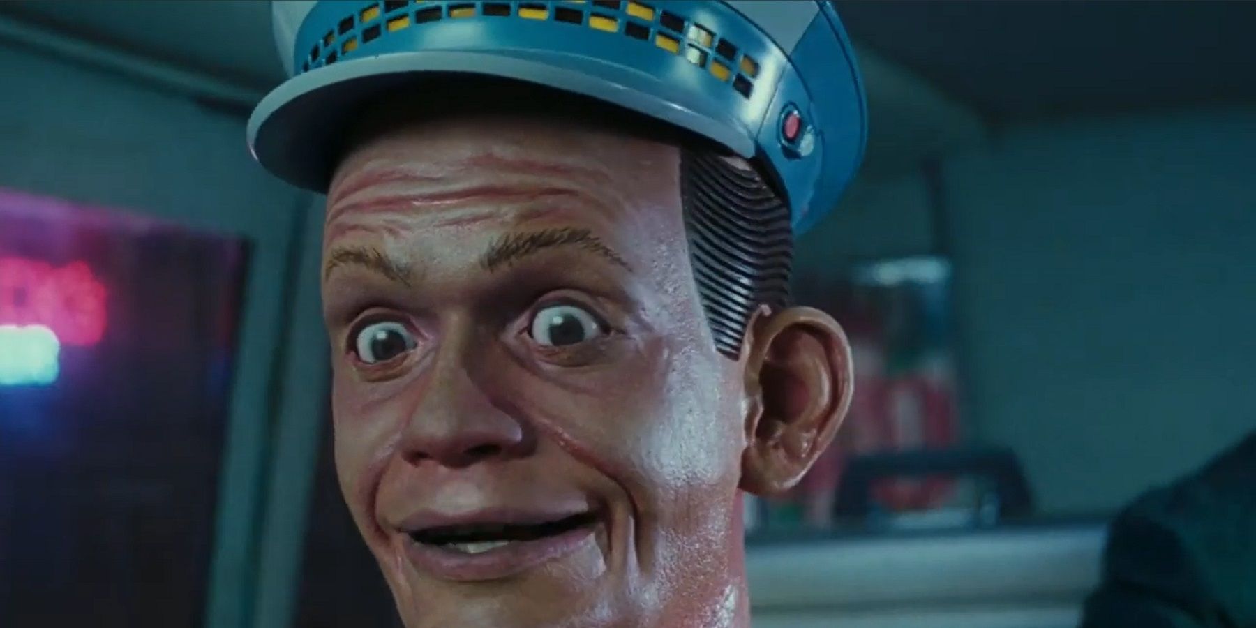 The robot taxi in Total Recall