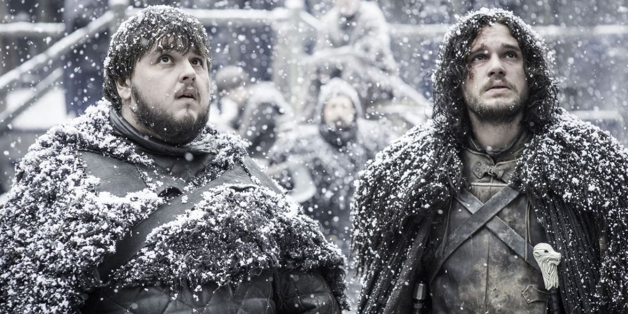 Jon Snow and Samwell Tarly Game of Thrones