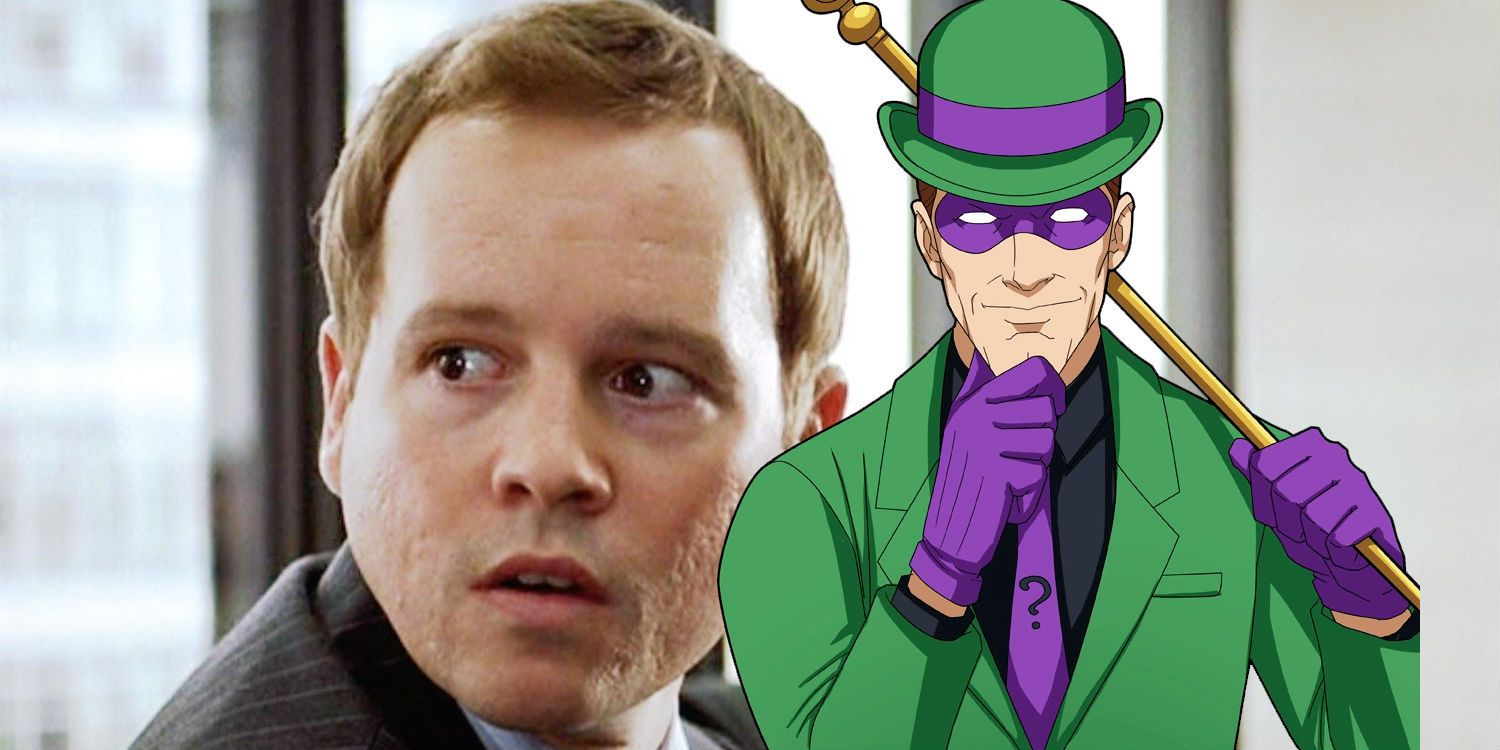 Joshua Harto as Coleman Reese and Riddler in The Dark Knight Batman