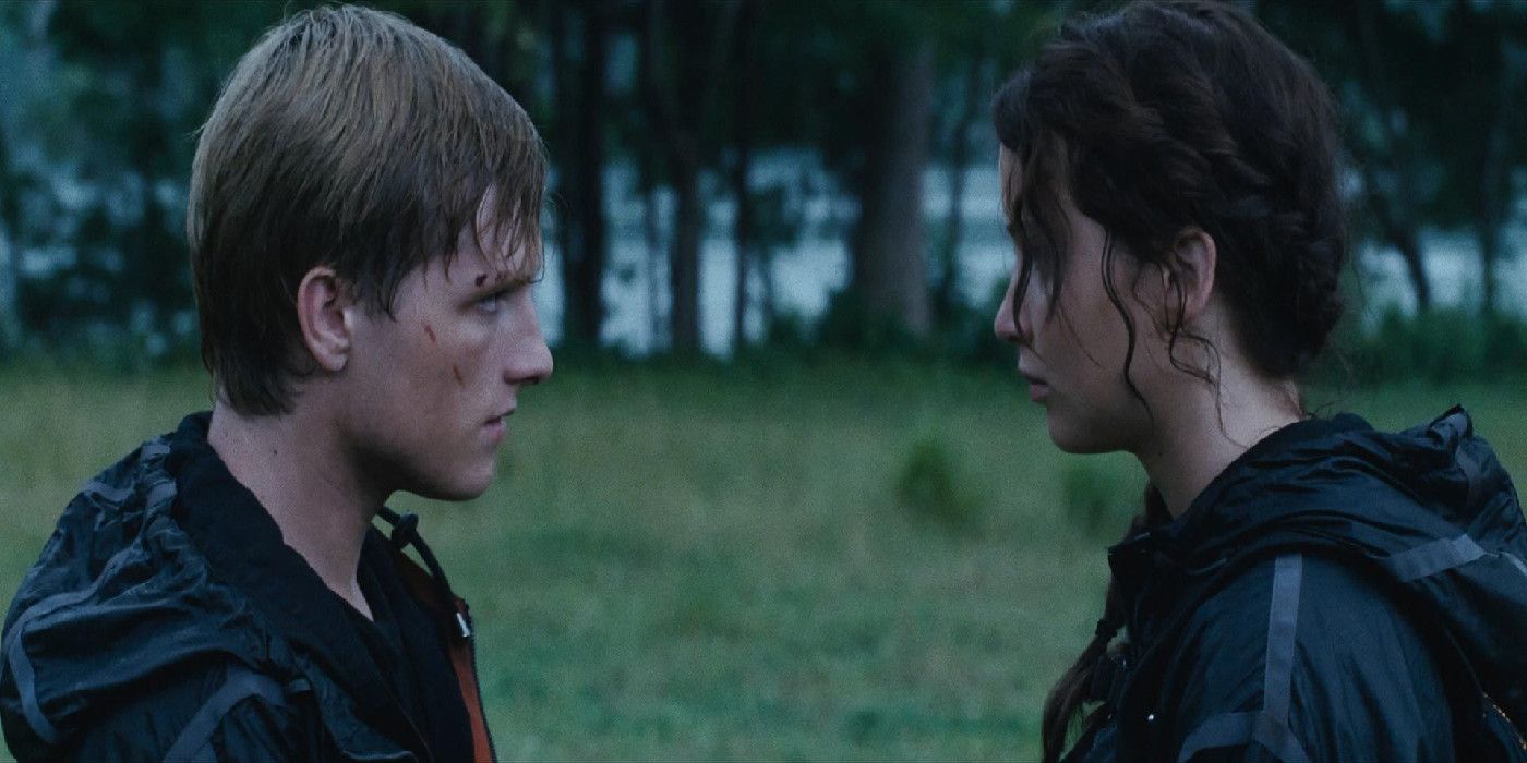 Peeta and Katniss in Hunger Games