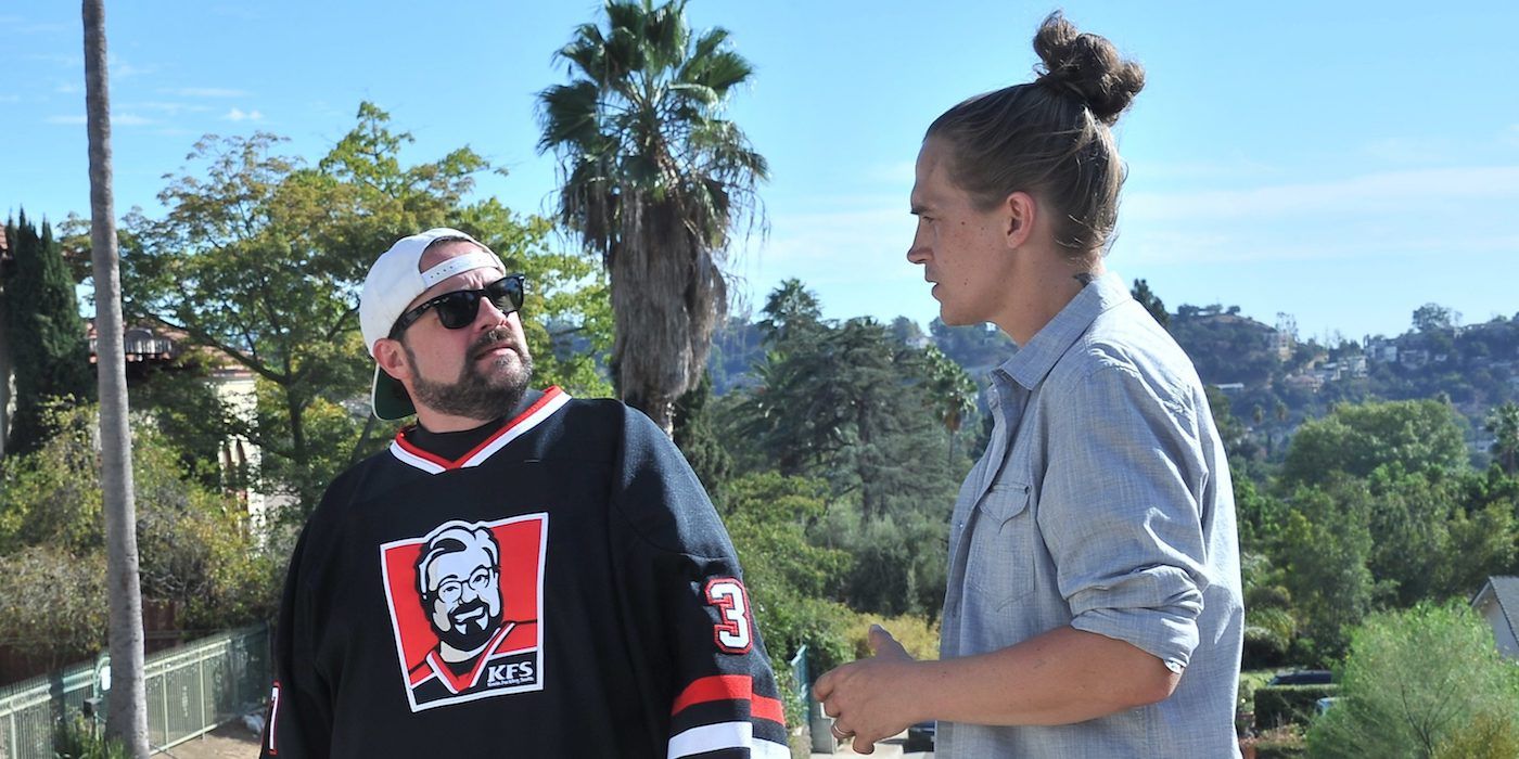 Kevin Smith and Jason Mewes in Madness in the Method
